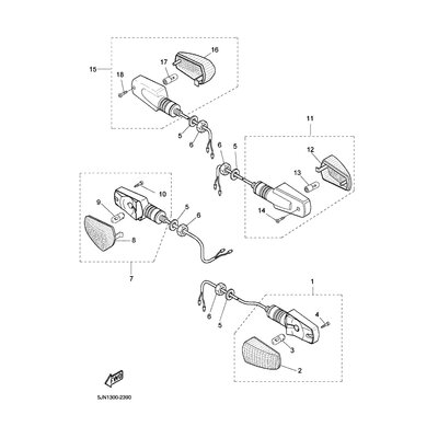 VORDERER BLINKER KOMPL. 1