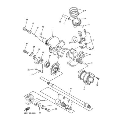 Yamaha Teil 8ES114070000