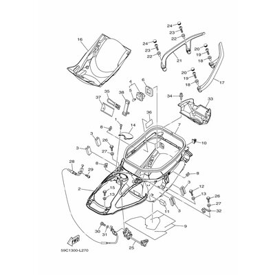 Yamaha Teil 4B52474W01P4