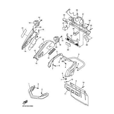 Yamaha Teil 8FA77551A033