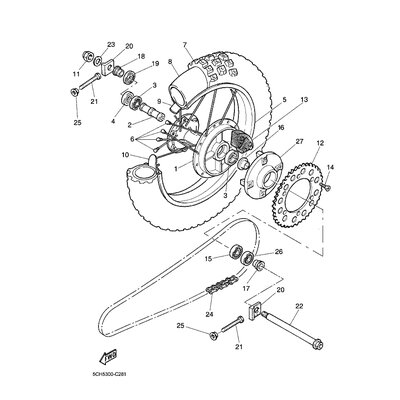 Yamaha Teil 9456X0211400