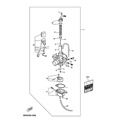 CARBURETOR ASSY 1