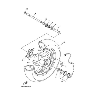 Yamaha Teil 4YR2511B0000