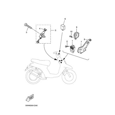 Yamaha Teil 5WWF12390000