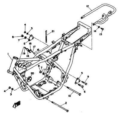 SCHRAUBE, MOTORAUFHANGUNG 2