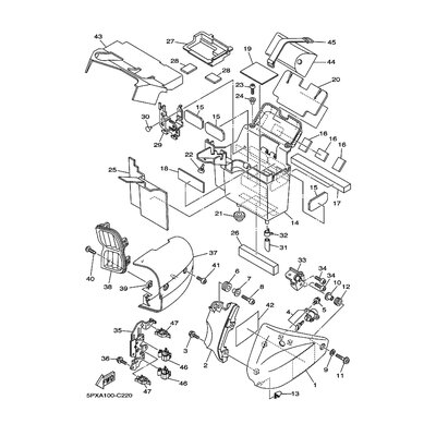 Yamaha Teil 5PX2175T0000