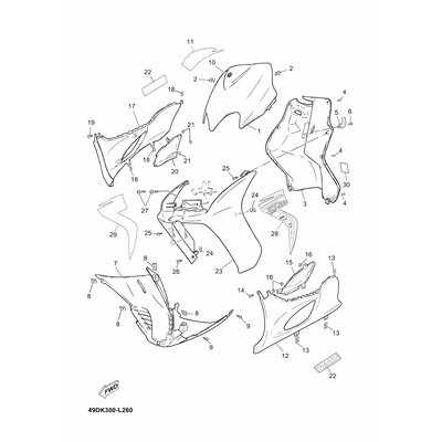 AUFKLEBER, V. KOTFLUGEL 1