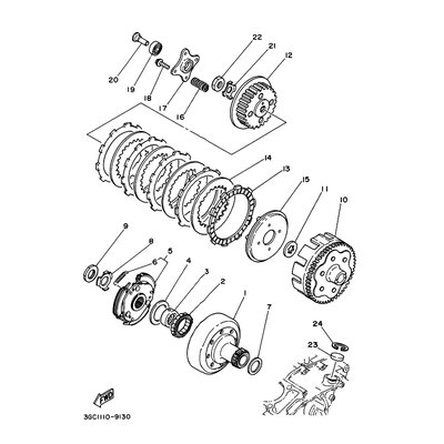 Yamaha Teil 5XGE66650000