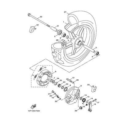 BREMSSCHUH SATZ 1