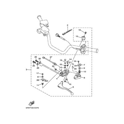 LOCK, LEVER ASSY