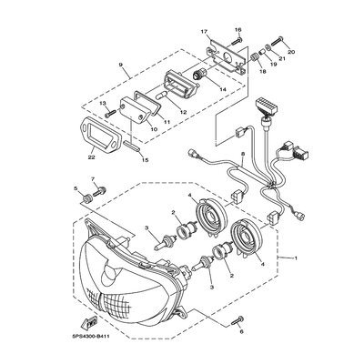 Yamaha Teil 5PS8411W0000