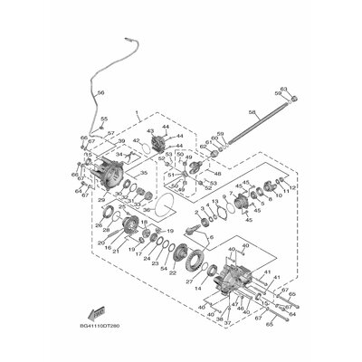 FRONT AXLE GEAR CA