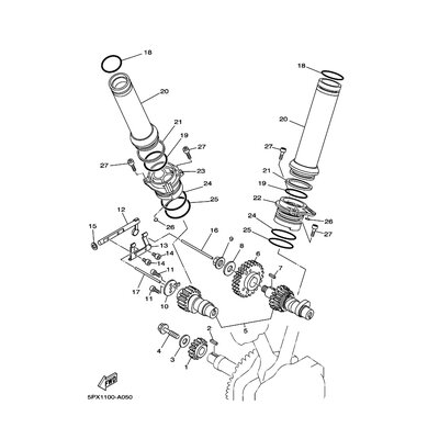 Yamaha Teil 5PX121470000