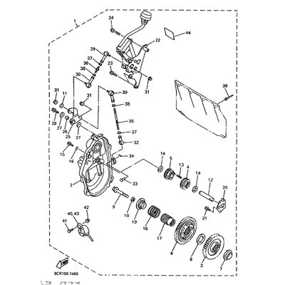 SPROCKET SUB-ASSY (R/GEAR)