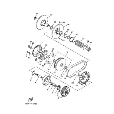 Yamaha Teil 5GH176060000