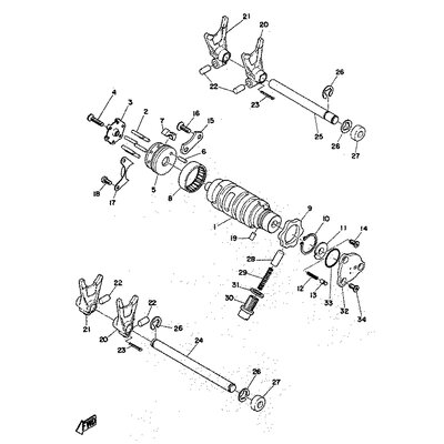 NACHLAUFSTIFT, NOCKEN