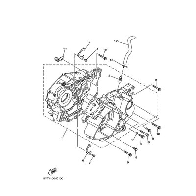 BOLT, FLANGE (5X4)