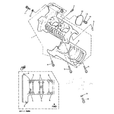 BOLT, FLANGE (8K2)